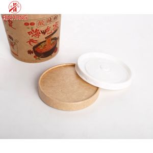 Customized SGS Disposable Paper Containers for Hot Soup