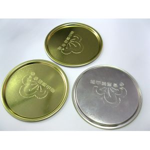 China 73 mm 300# Silver Aluminum Tinplate Can Bottom 0.23 mm Thickness on sale