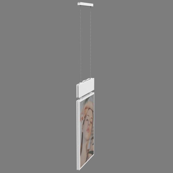 Quality 49 Inch High Brightness Dual Sided Hanging Display: Easy Ceiling Mount Installation wholesale
