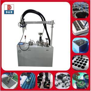 liquid silicone electronic potting compound machine 2K DOS Led rubber mixing