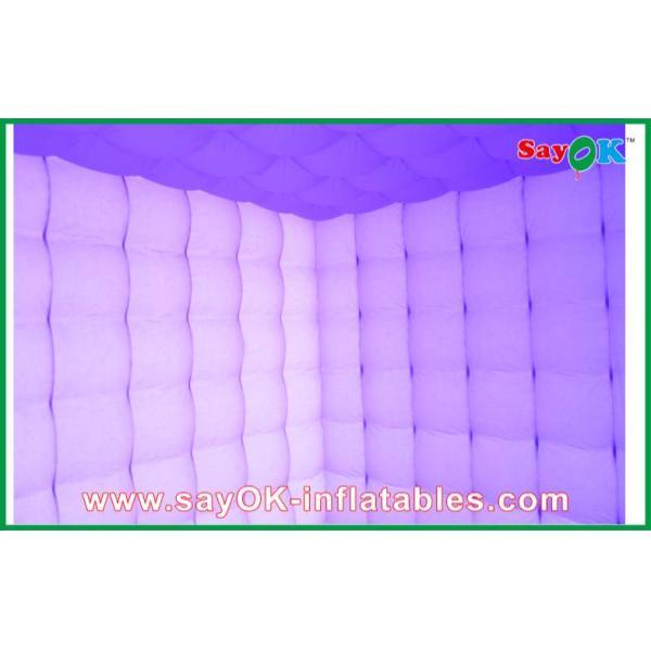 Inflatable Photo Booth Enclosure 2.4 X 2.4 X 2.5m Inflatable Mobile Photobooth Blow-Up Tent With Camera Logo