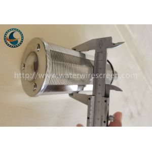 China 0.2mm Slot Johnson Wedge Wire Water Filter Nozzle on sale