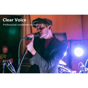 176g Handheld Teaching Room Condenser Mic Plug And Play FCC