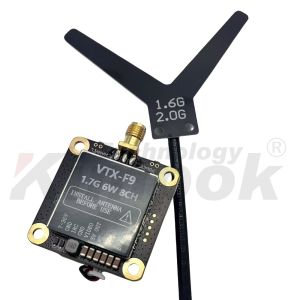 1.7Ghz 6W UAV Video Transmitter and Receiver for Skyzone FPV Goggles 1680