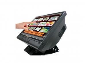 Cheap 17 Inch Smart Touch Screen POS Terminal, All in One PC with 4W / 5W Resistive Touch Panel for sale