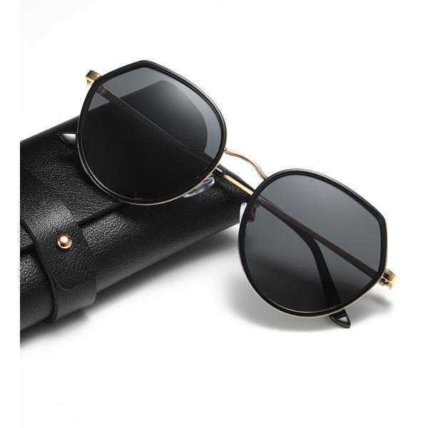 Polarized Women BSCI 142MM Resin Lens Sunglasses Luxury PC With Metal