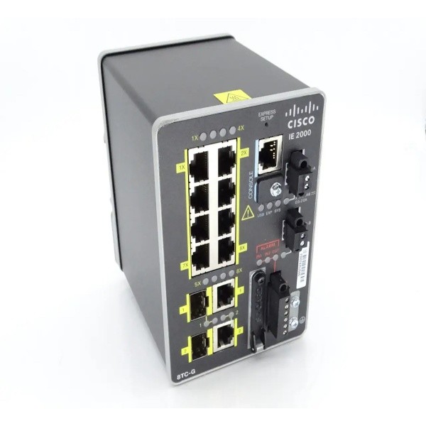 Industrial-Grade Cisco Switch With Gigabit Combo Ports & Robust Security IE-2000