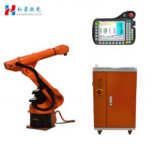 1500W Full Automatic 6 Axis Robot Laser Welding Machine High Efficient