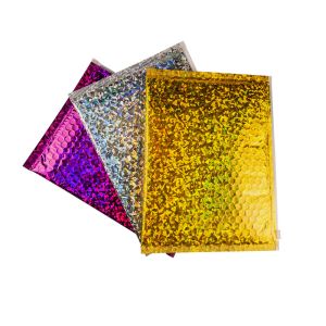 Colored Padded Mailer Gift Boxes Poly Foil Bubble Envelopes