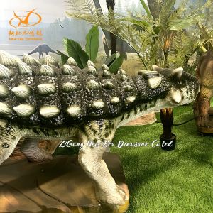Robotic Aretificial Ankylosaur Dinosaur Models for Jurassic Park and Educational