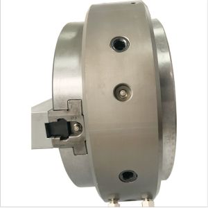 Front Mounted Pneumatic 3 Jaw Chuck Big Hole Diameter