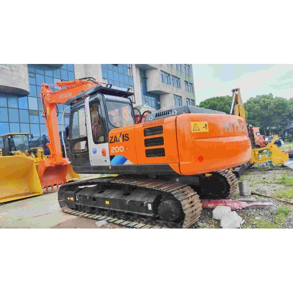 Quality Good condition  19400KG Orange Second-hand  Hitachi Excavator Zx200 with ISUZU AA-6BGIT Engine wholesale