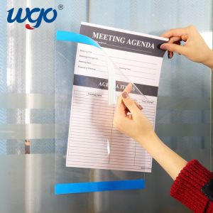Cheap 8.5x11 Wall Mounted Sign Frames OEM A4 Notice Holders With WGO Tape for sale