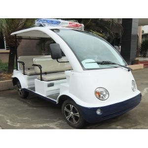 Battery Operated 4 Wheel Utility Cart With 4 Seats / Electric Sightseeing