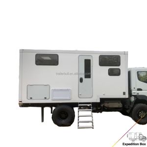 Customizable Square FRP Motorhome Truck Camper Shell Perfect for Overland