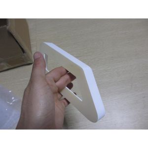Single shot injection molding/ electornic enclosure/material ABS/ White color/