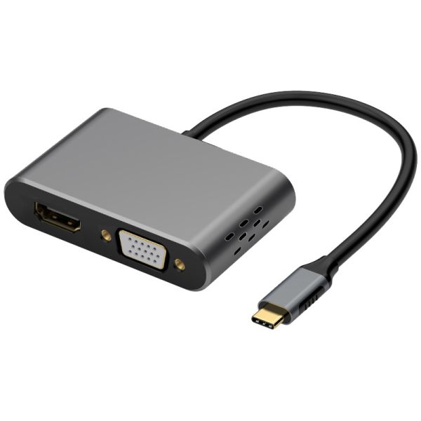 Quality New USB-C to HDMI 2.0b (4K 60Hz) or VGA 1080p for connectivity to a monitor or display wholesale