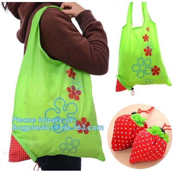 Cheap Custom Recyclable Foldable Polyester Shopping Bag with any pattern,Various Fabric and Pattern reusable polyester shoppin for sale