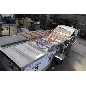 Ozone Air Bubble Vegetable Washing Machine 3.75KW With Water Circulating System