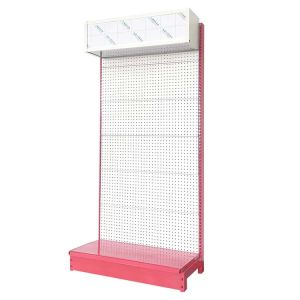 Cheap Factory Custom Size Color pink super market display racks gondola grocery store shelf supermarket shelf for sale