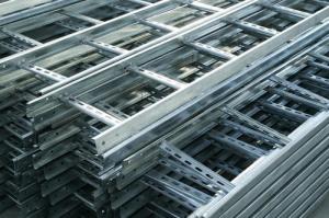 Heat Insulation Pre Galvanised Cable Tray , Ladder Type Cable Tray Light Duty