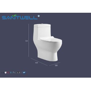 Washdown type 1 piece round toilet  red sanitary quality craft wc