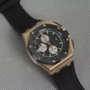 China 18K Rose Gold Watch mechanical 50 meters water resistance; Octagon Ceramic bezel 8screws on sale