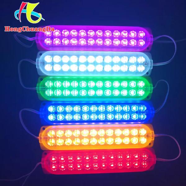 2800K-12000K 24v LED Modules 4.8W 240LM 169*38mm Red Yellow Blue Green