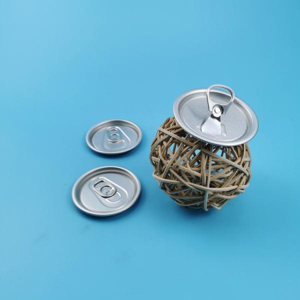 Quality Customized 73mm Diameter Aluminum Beverage Can With Lids Easy Open End wholesale
