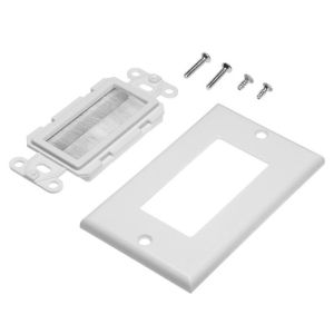 Ce/Rosh Compliance Customized Support Single Dual Port Faceplate for Smart Wall