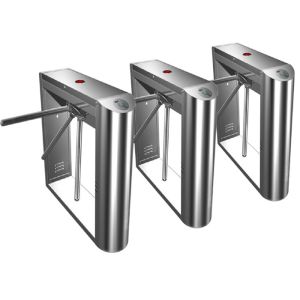 Electric Pedestrian Control Tripod Turnstile Gate With RFID Card Reader