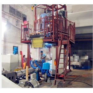 Cheap Plastic Blown Film Extrusion Machine 70 - 80kg / H Output 1000mm Width for sale