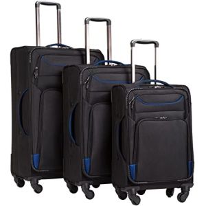 Cheap Combination Lock Spinner Softshell Trolley Suitcase Set for sale
