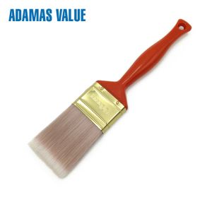 Cheap Gloss Synthetic Paint Brush Synthetic Tapered Filament Plastic Handle for sale