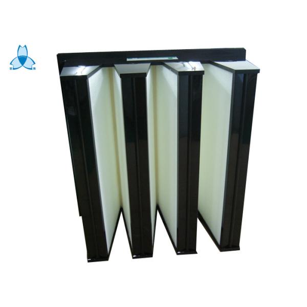 Quality High Performance H13 V Bank Filter , Portable Air Filter For Hospital Operating Room wholesale