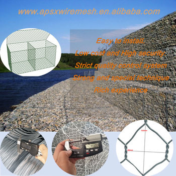 Quality Heavy Zinc Coating Pvc Gabion Box 2x1x0.5m For Enhanced Performance wholesale