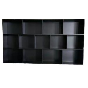Black Room Separator Bookshelf Interior See Through Bookshelf Room Divider