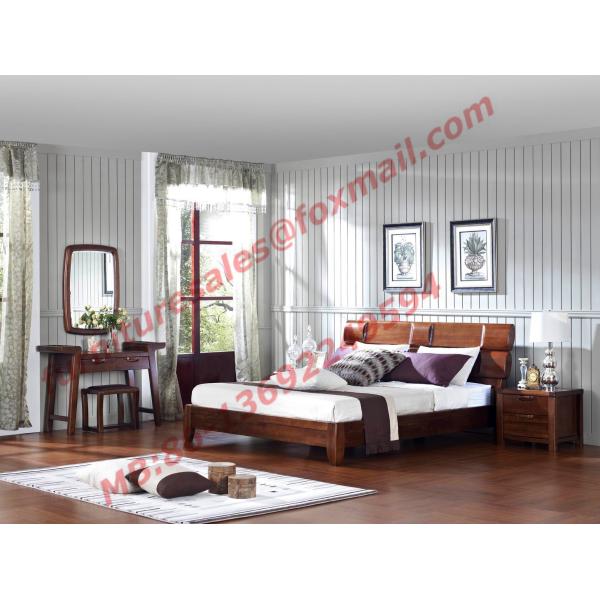 Quality High Quality Wood Bedroom Furniture Set for Luxury Home wholesale