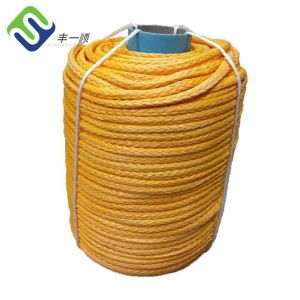 Synthetic Winch 12 Strand UHMWPE Rope 10mm Abrasion Resistant High Tensile