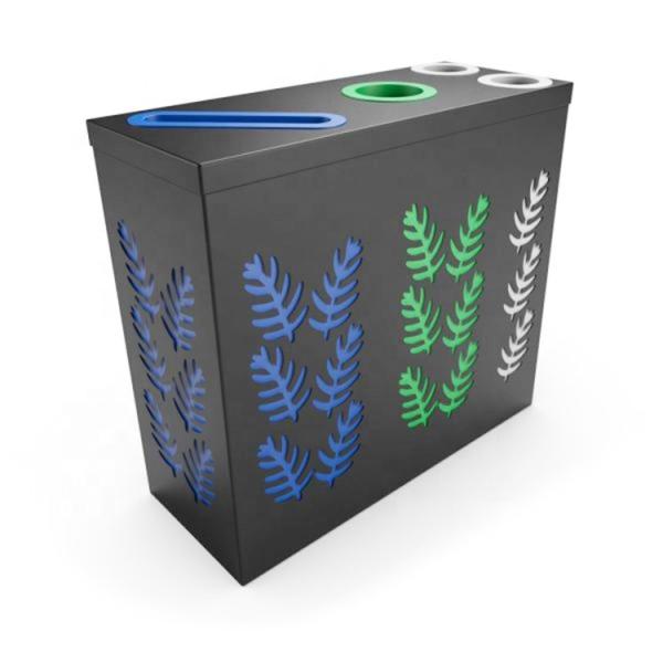 Quality Stainless Steel Touchpad 45gal Multi Compartment Trash Can wholesale