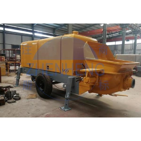 Quality Hydraulic Drive Concrete Piston Pump , 30m3 / H Towable Concrete Pump Vibrator wholesale