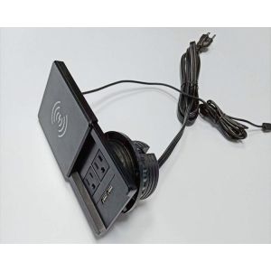 Cheap Creative Multi - Function Conference Table Socket / Wireless Charging Socket for sale