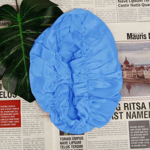 Plain Dyed custom 22 Momme Mulberry Silk Bonnet For Sleeping