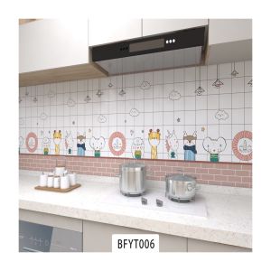 Cheap Waterproof Peel and Stick Wall Tile Stickers for Kitchen Backsplash Decor Geometric Pattern Heat Insulation for sale