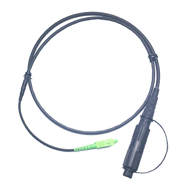 Quality IP SC Simplex Harsh Environment Cable Dust Cap To SC Connector 5.0mm Cable Diameter wholesale