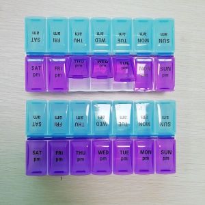 Hight Quality 14 Case Divided Medical Equipment Custom Logo Pill Boxes