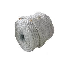 Cheap White Color 104mmx220m Polypropylene Boat Mooring Marine Rope 8 Strand With Spliced Eye for sale