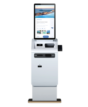 Quality Lightweight Automatic Check-In Terminal With Card Reader And Printer Smart Parking Payment Kiosk wholesale