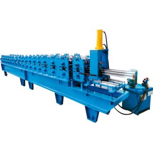 12 Stations Fly Saw Cutting Shutter Door Roll Forming Machine Shutter Door Edge