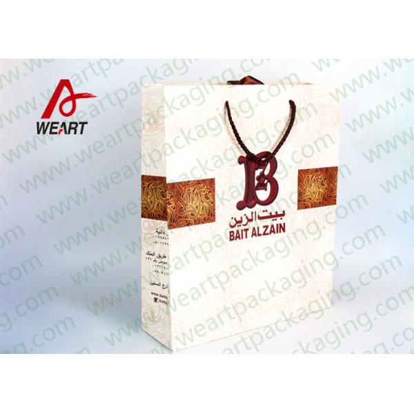 Quality B LOGO Priting Funny Christmas Paper Bags For Gift 42 X 15 X 25cm Size wholesale